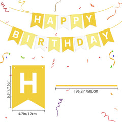 Waenerec yellow banner packaged flat for compact storage.