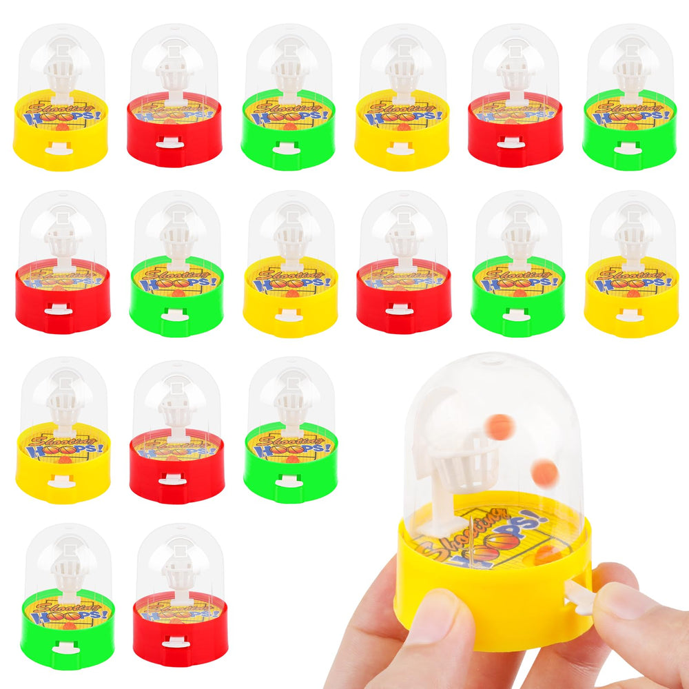 Waenerec mini basketball games with finger-shooting action for portable family fun.