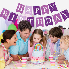 Waenerec birthday banner roll, easy setup for quick celebrations