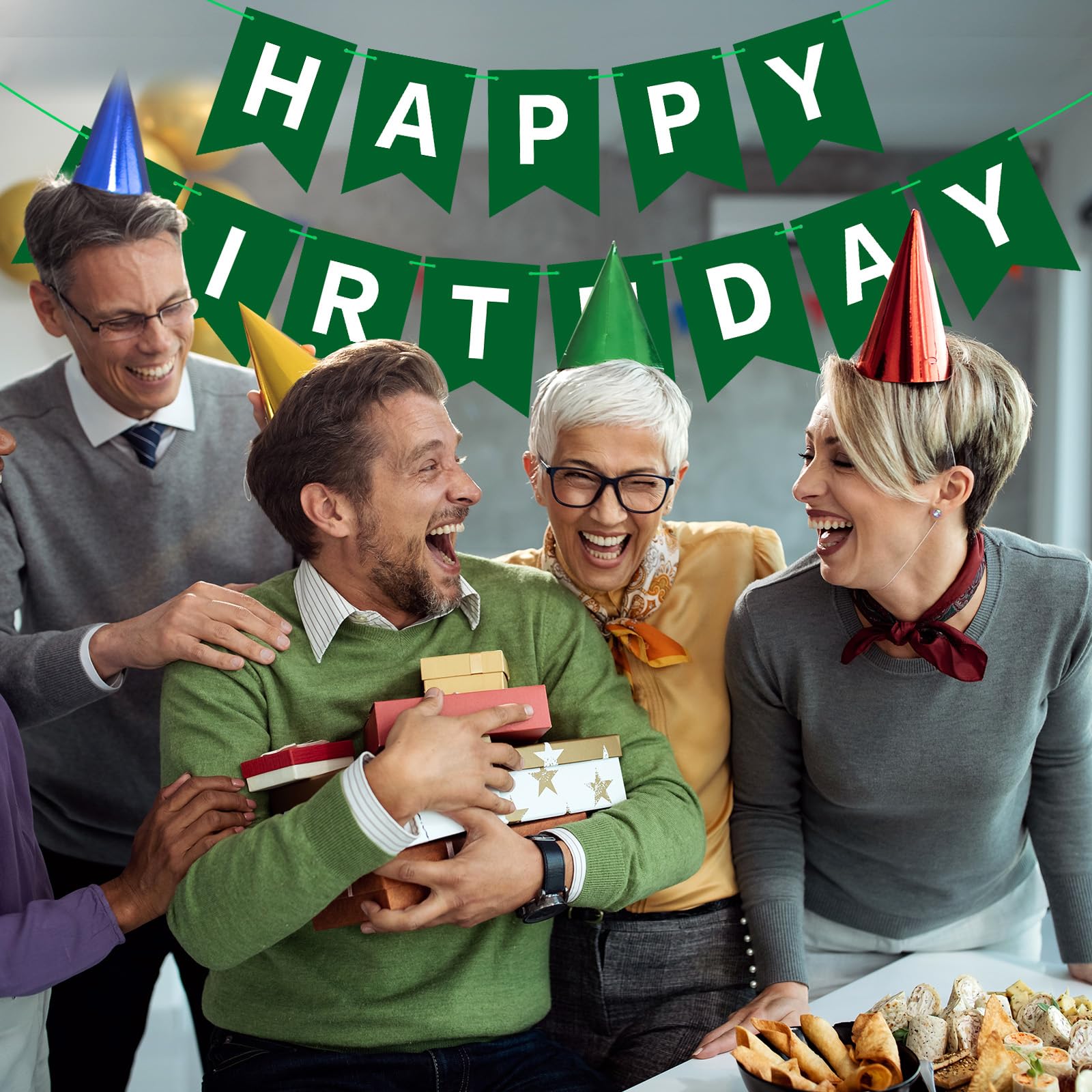 Waenerec banner reusable decoration suitable for multiple birthdays.
