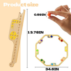 Wahartoly Jokers and Marbles beads in bright colors, easy-to-distinguish pieces for lively play.