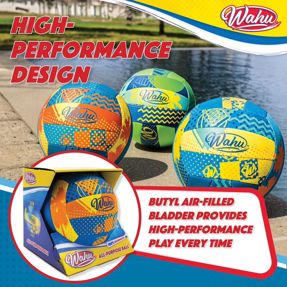 Wahu 6-5 inch diameter ball offers a versatile size for kids ages five and up.