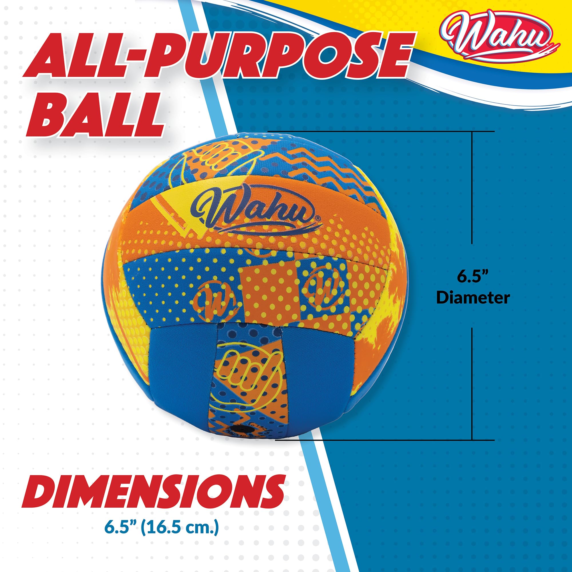 Wahu all-purpose ball withstands outdoor play, letting you try basketball, volleyball, soccer, and more.