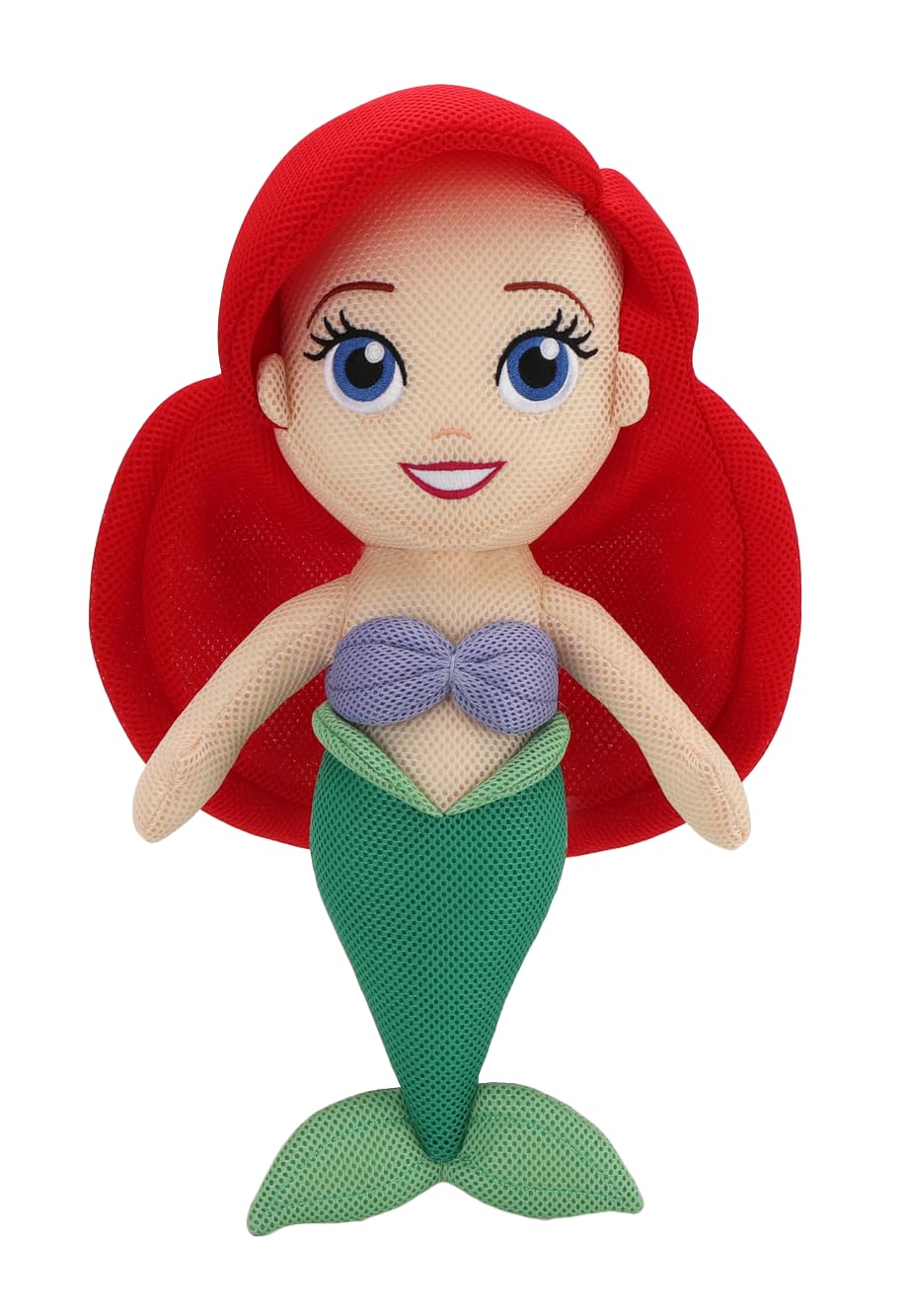 WAHU Aqua Pals Ariel plush toy front view ready for pool and bath play