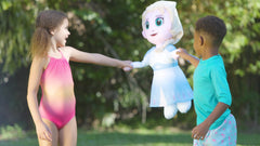 WAHU Aqua Pals Elsa plush for bath time, soft and engaging