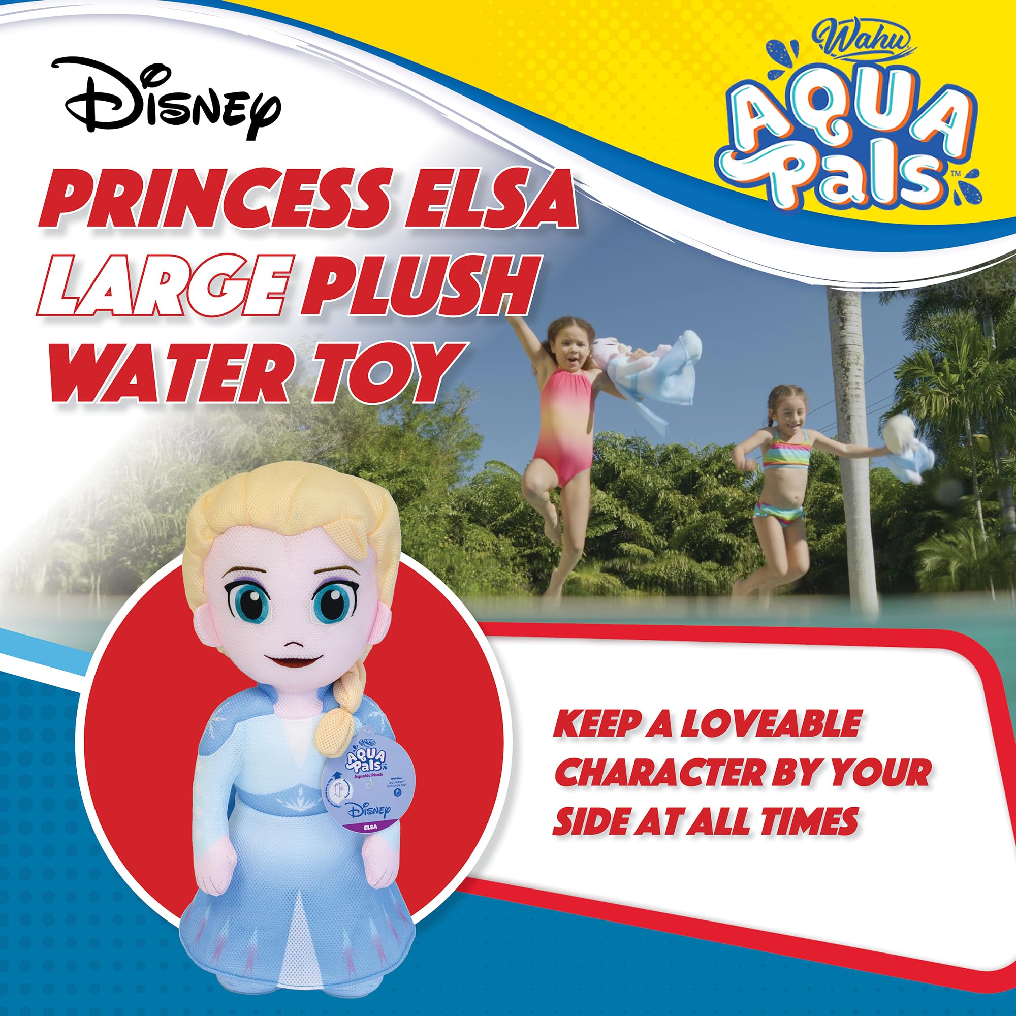 Machine washable Elsa plush for easy cleanup after outdoor fun