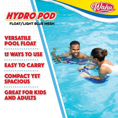 WAHU Hydro Pod chest float keeps buoyant during light paddling.