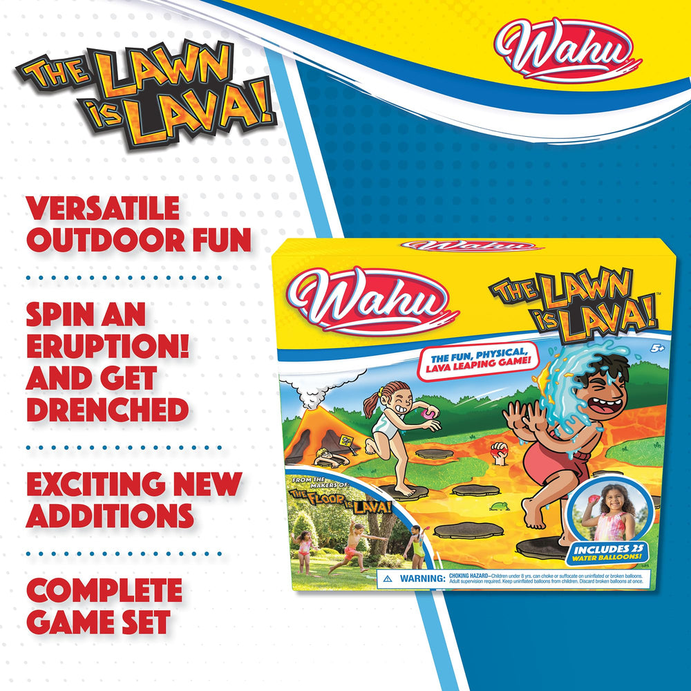 WAHU Lawn is Lava tiles in vibrant colors for dynamic challenges