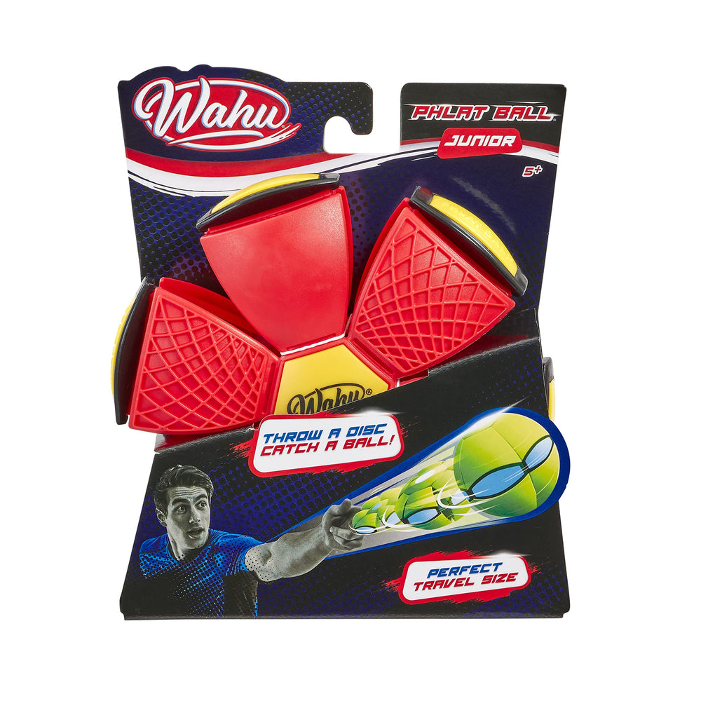 WAHU Phlat Ball Jr. time-delay transformation adds playful anticipation.