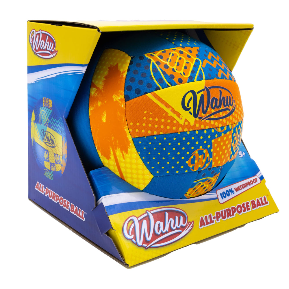 Wahu durable ball designed for ages 5 and up, encouraging active outdoor time.