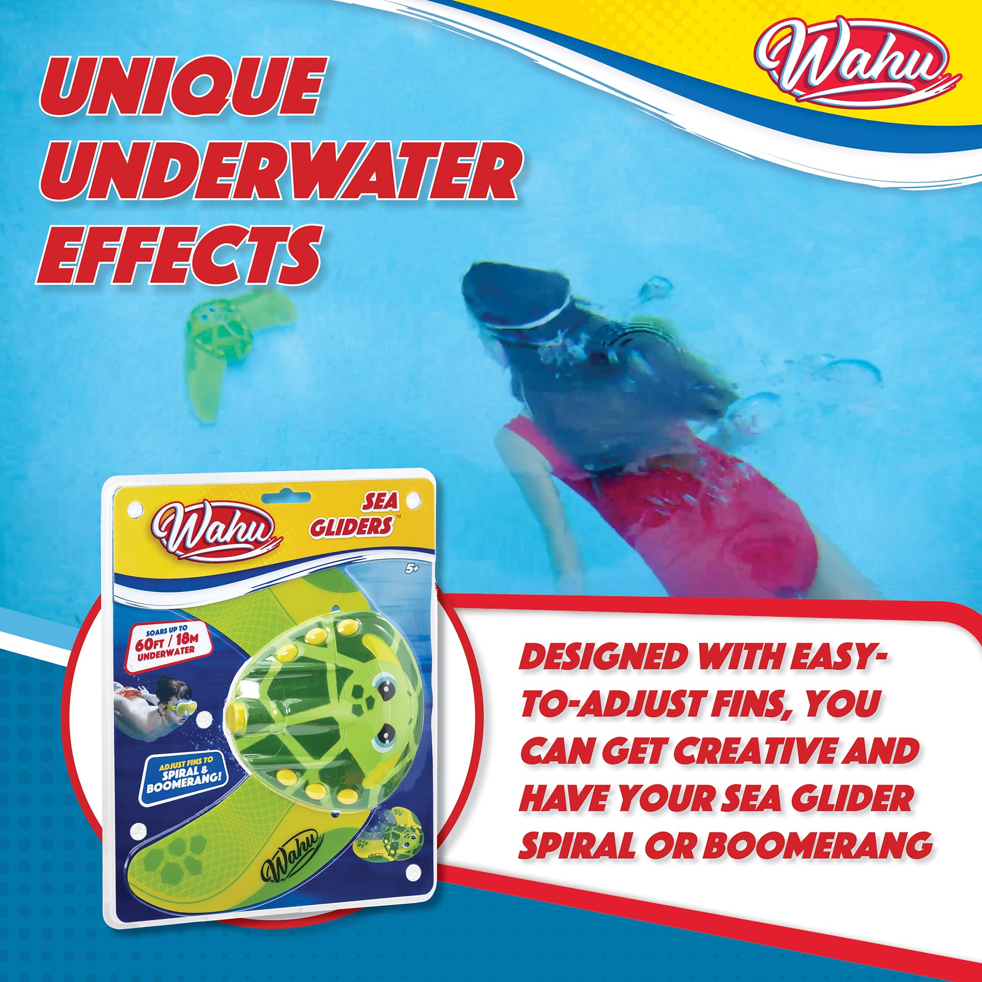 WAHU Turtle features a 13-inch wingspan for kid-friendly play