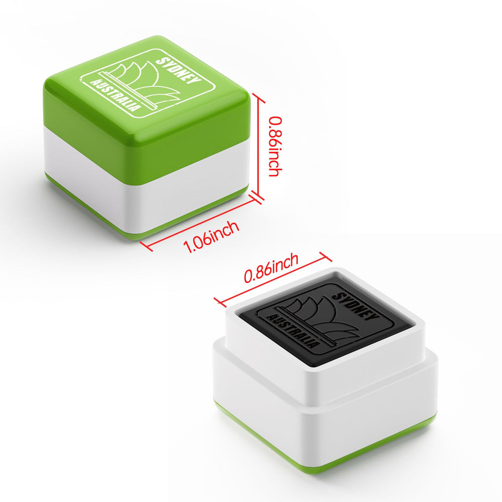 WAHXIAOSW durable plastic stamps are easy for small hands to press.