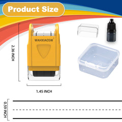 WAHXIAOSW handwriting lines stamp roller in use, classroom setting.