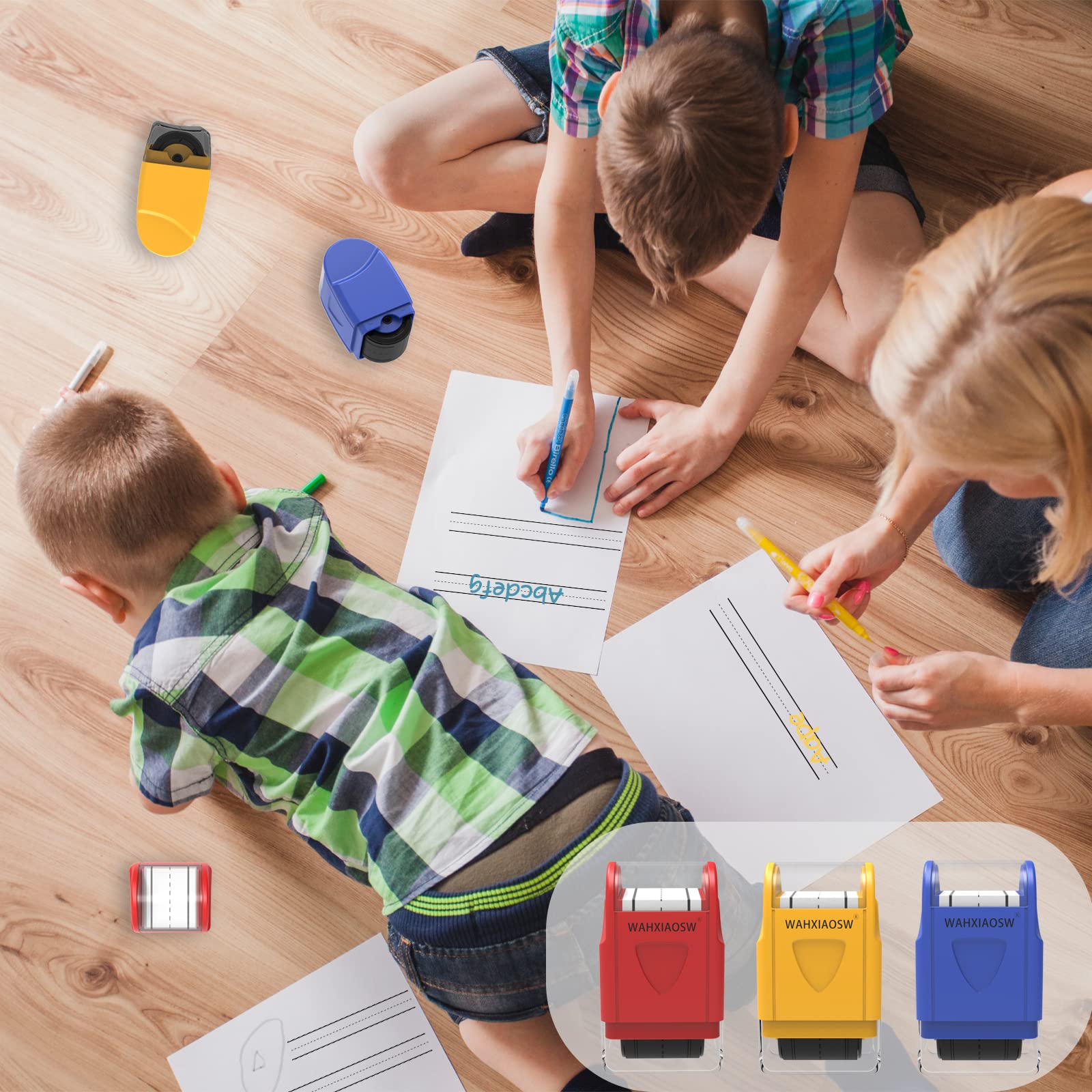WAHXIAOSW line stamp aids kindergarten writing practice.