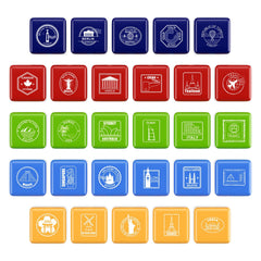 WAHXIAOSW storage box keeps all 28 stamps neatly organized and portable.