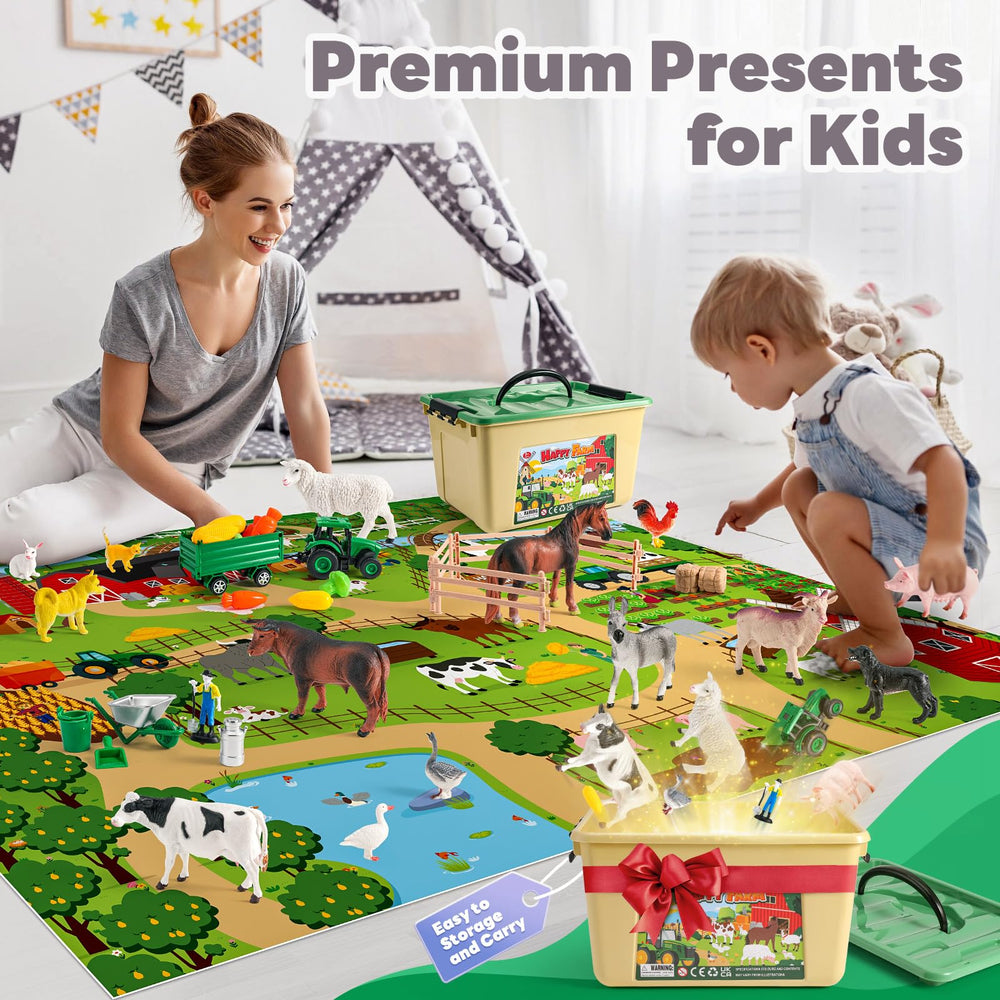 WAIIW educational farm playset to build vocabulary and imagination