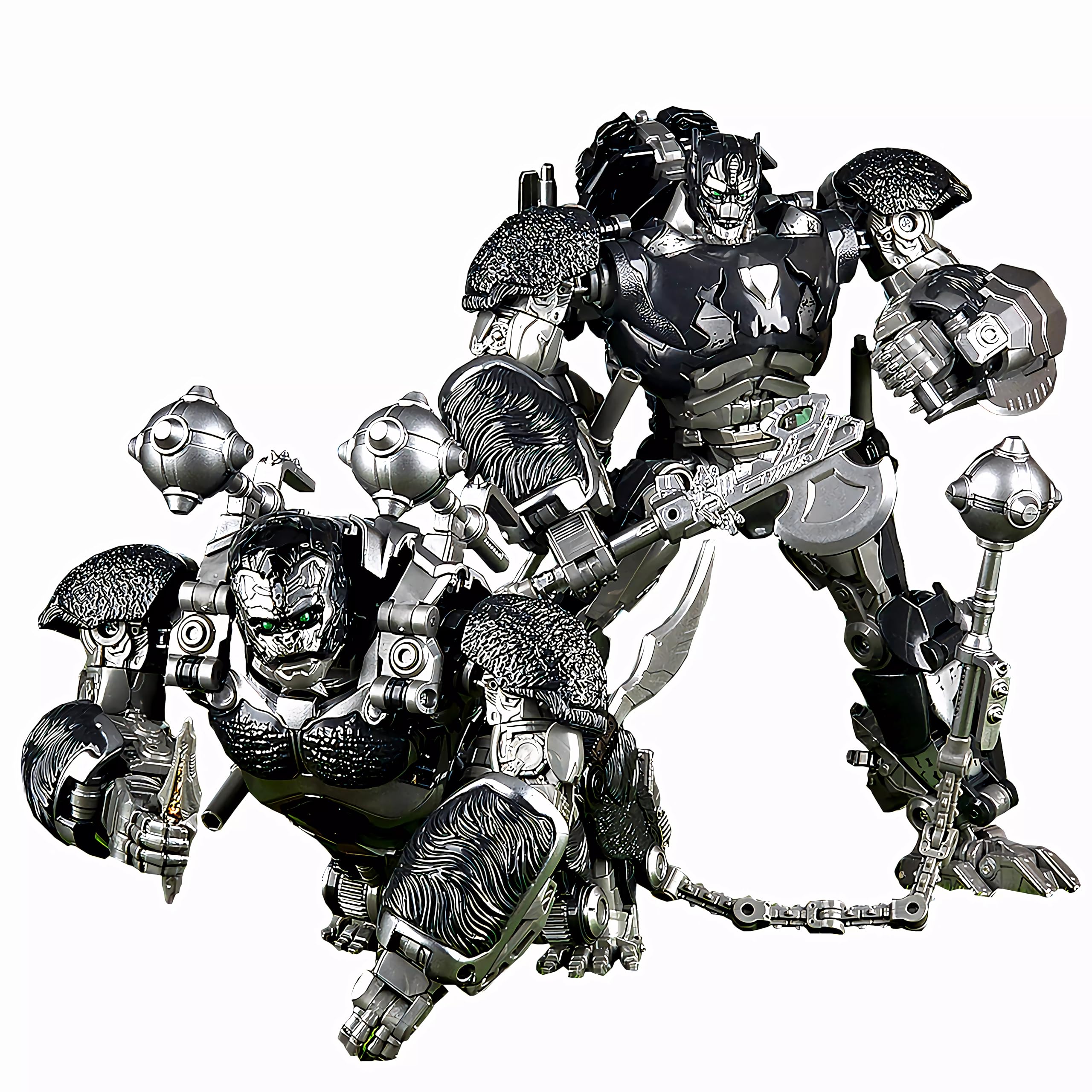 WAIKYTOY deformation extended shoulder joints enable varied poses.