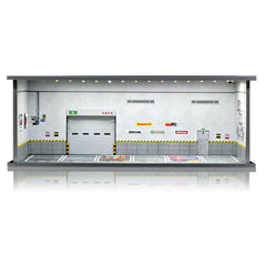 Waivvy Depot 1/64 display garage with six parking spaces for organized cars.