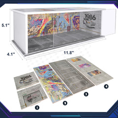 Waivvy LED-lit display case invites closer inspection of details and colors.