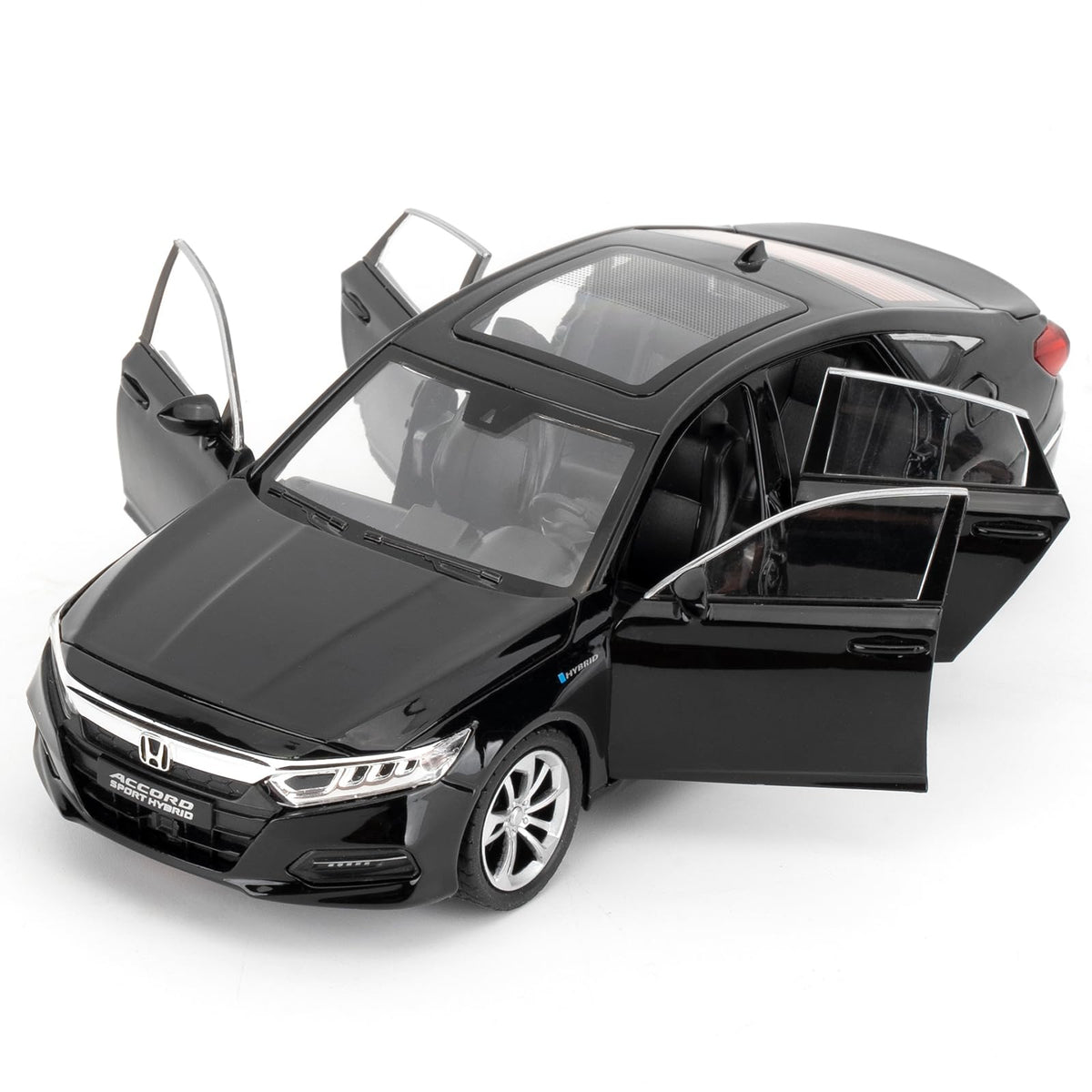 WAKAKAC Accord 1:24 front view die-cast with durable finish for playtime