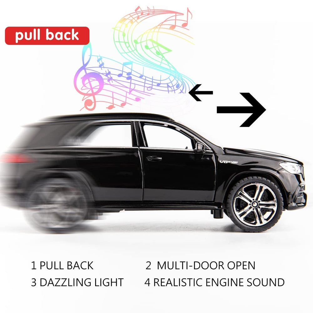WAKAKAC AMG GLE 63S open-door lights activate realistic night display.