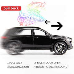 WAKAKAC AMG GLE 63S open-door lights activate realistic night display.