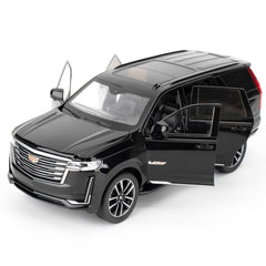 WAKAKAC Toy Car Escalade front view highlights detailed 1:24 scale for play and display.