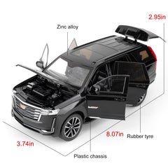 WAKAKAC Toy Car Escalade open doors shows interactive opening features for imaginative play.