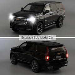 WAKAKAC Toy Car Escalade pull-back action provides effortless forward movement.