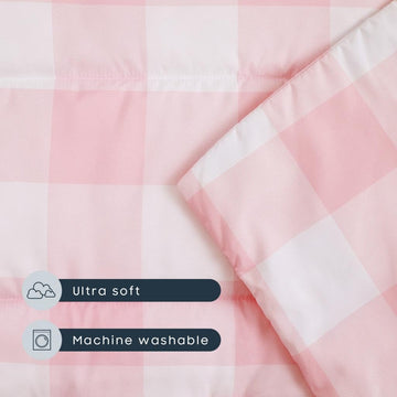 Wake In Cloud nap mat is machine washable in cold water for simple care