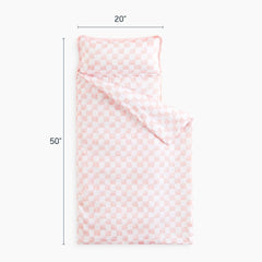 Wake In Cloud nap mat pillow included, 20x10 inches for nap comfort