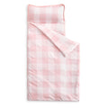 Wake In Cloud toddler nap mat in gingham plaid for daycare naps
