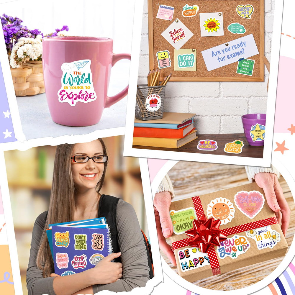 WAKEMOODEI classroom rewards stickers celebrate effort with colorful designs.