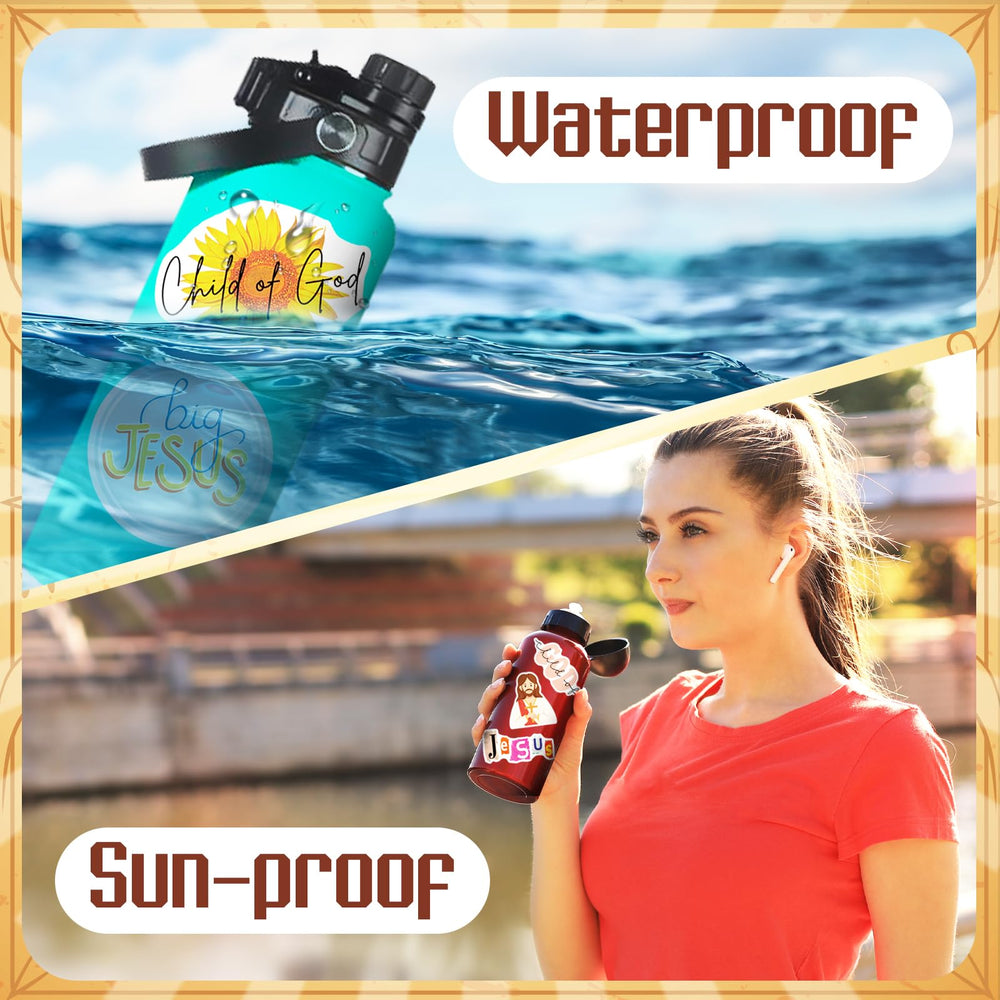 WAKEMOODEI water bottle decoration using waterproof vinyl for durable outdoor use