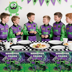 Wakeys birthday party table cover simplifies cleanup and decor setup.