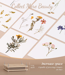 Wakhow flower press with ten tiers for multiple blooms