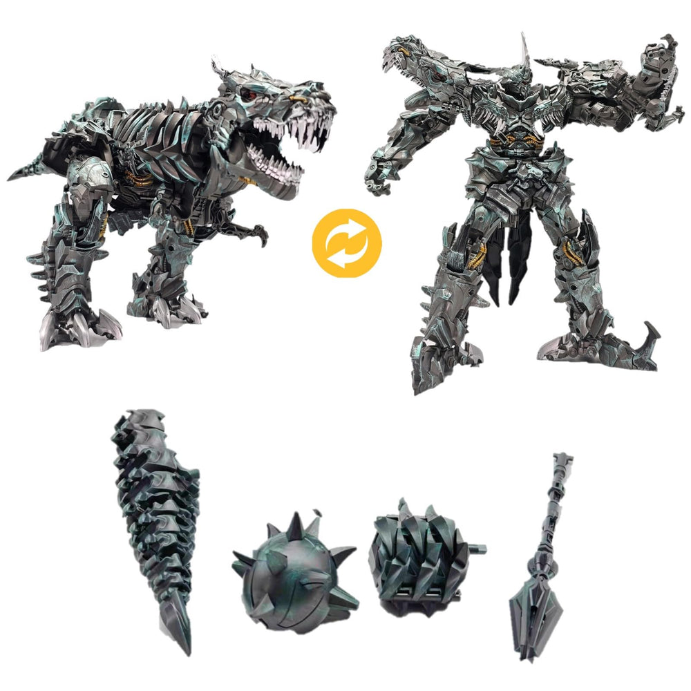 Wakidong deformation toy in dinosaur form extended for imaginative action