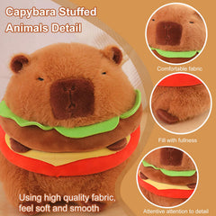 WAKSUN capybara hamburger plush vacuum packaging arrival
