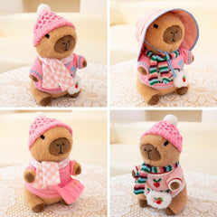 WAKSUN capybara plush with dress-up outfits; sparks imaginative play.