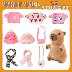 WAKSUN capybara plush hats and bags; add cute costume details.