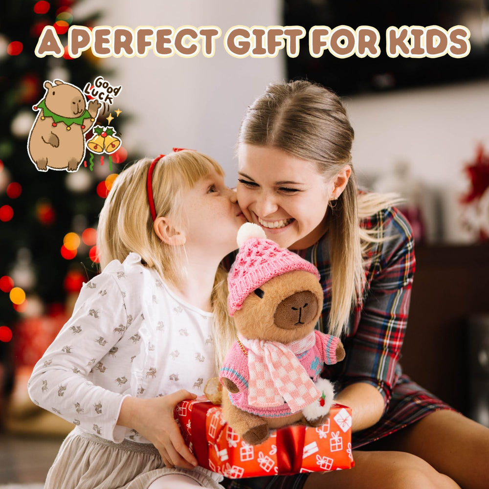 WAKSUN capybara plush for kids; versatile playroom or classroom companion.