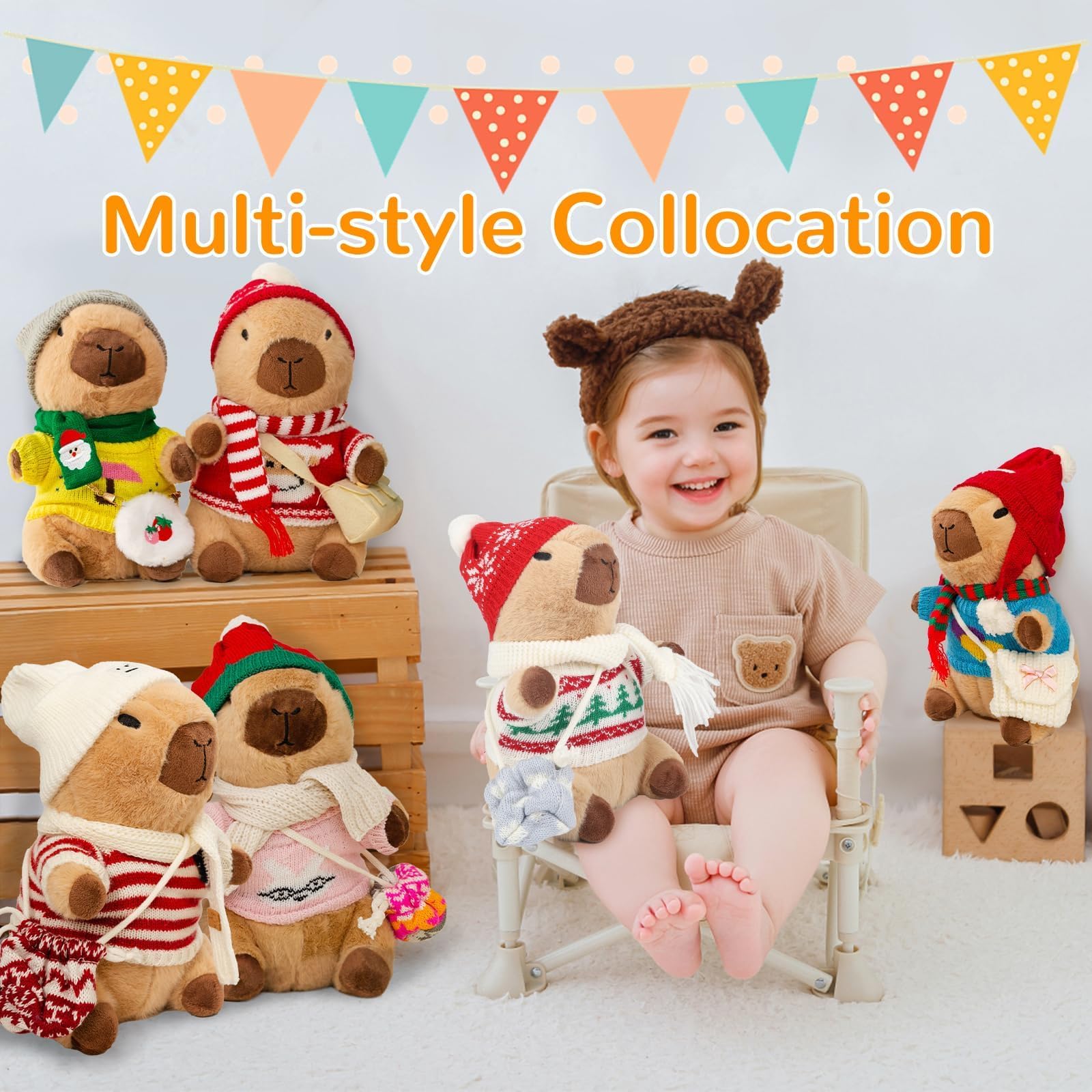 WAKSUN capybara plush soft material for kids
