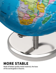 Waldauge interactive globe promotes exploration of borders, oceans, and cities