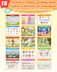 Walenced Busy Book alphabet and numbers cards support early literacy and recognition