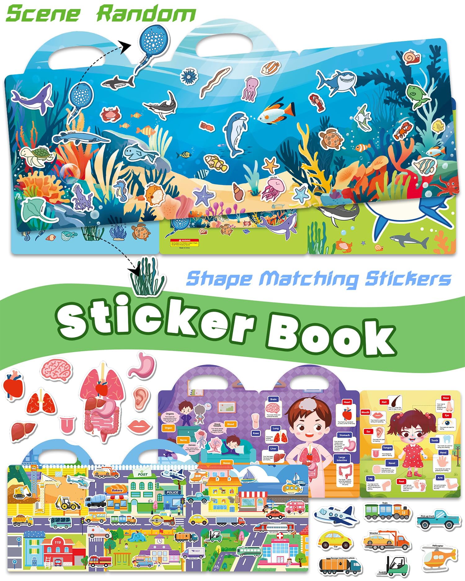 Walenced dinosaur sticker pages for hands-on exploration and fine-motor practice