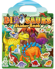 Walenced dinosaur theme sticker book cover, engaging toddlers in storytelling and play