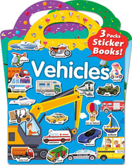 Walenced reusable sticker book with animal zoo stickers for imaginative play on the go.