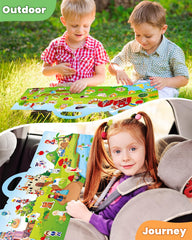 Walenced reusable sticker book for toddlers with fairy theme stickers, sparks creativity and storytelling