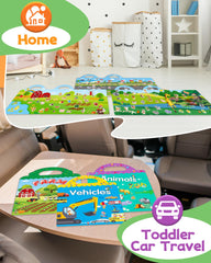 Walenced reusable sticker book featuring farm stickers for hands-on learning.
