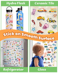 Walenced seasons sticker pages for seasonal learning and color recognition